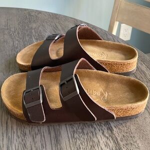 Women’s Roanoke Foot Levelers Sandalthotic Fit Sandals - Brown